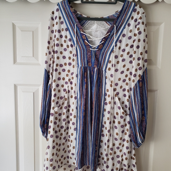 Free People Dresses & Skirts - Free People Rain or Shine Mini Dress/ Tunic